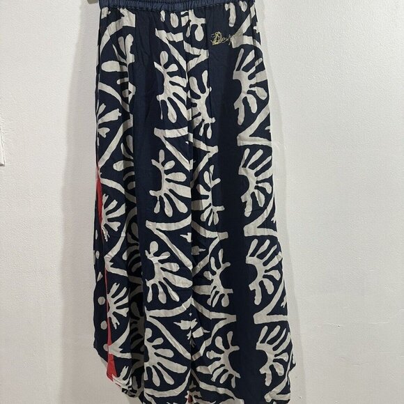 Desigual Flowy Abstract Wide Leg Cropped Multicolored Pants Sz 24 NWT 61P26M8 - Picture 9 of 13